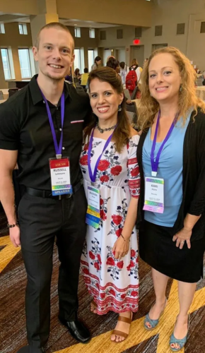 With Allison Cruz, Washington D.C., and Kari Horn, Nevada, Russell Lehmann 