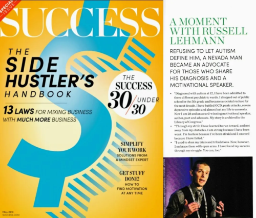 Russell Lehmann Motivational Speaker Success Magazine - June 2019
